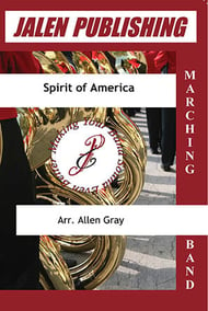 Spirit of America Marching Band sheet music cover Thumbnail